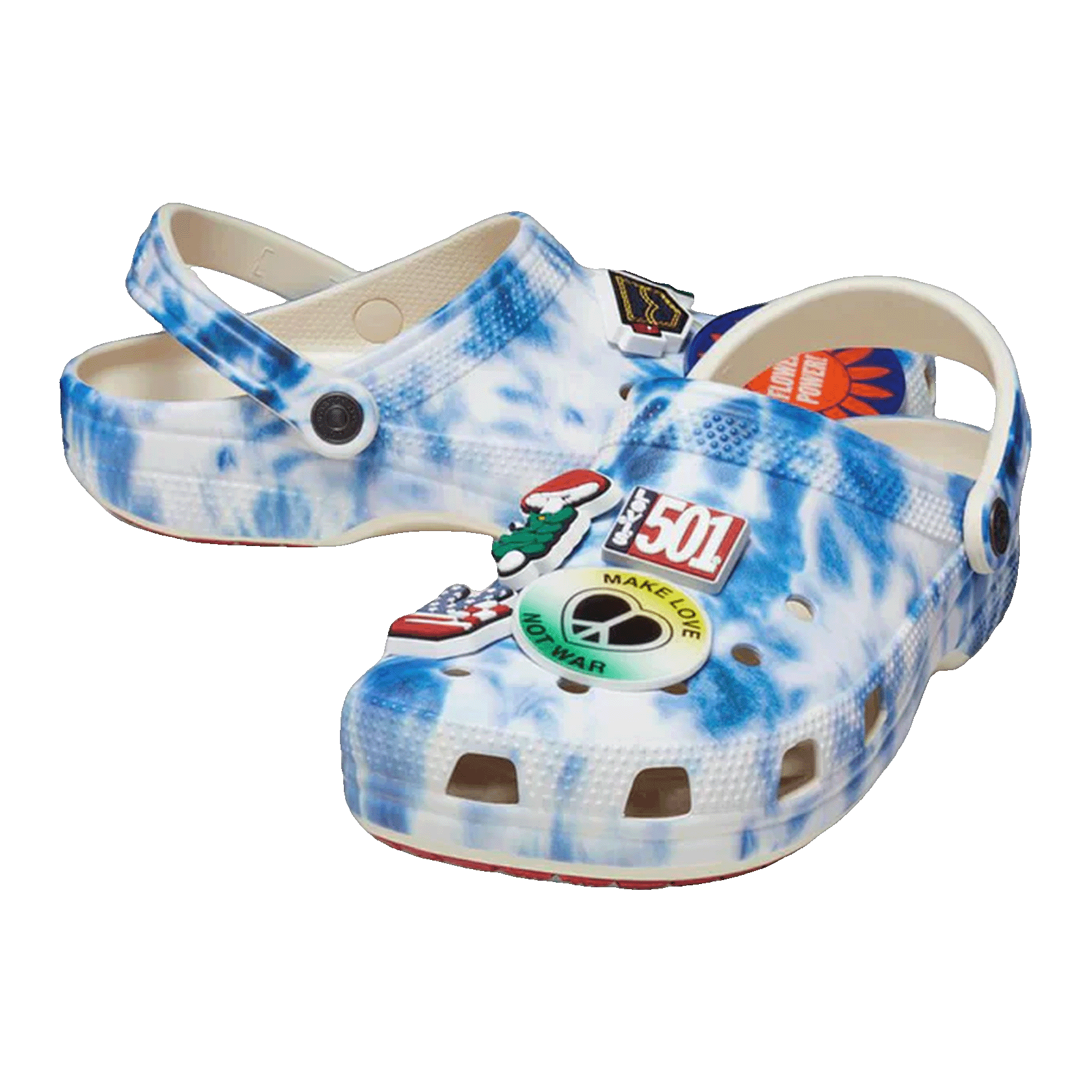 Crocs Classic Clog Levi's Tie-Dye Side