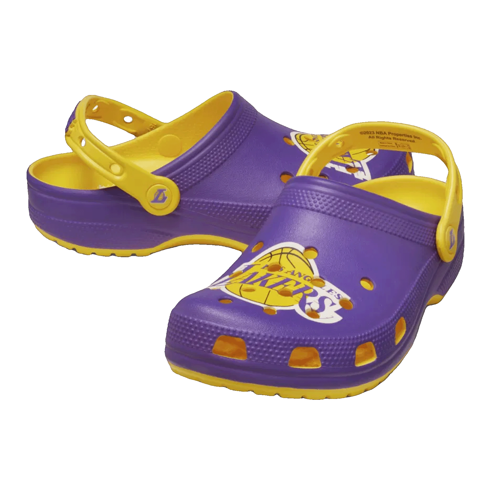 Crocs Classic Clog Los Angeles Lakers Side