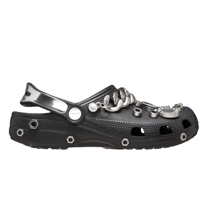 Crocs Classic Clog Louane Black Metallic Silver