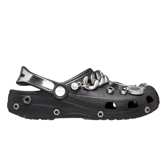 Crocs Classic Clog Louane Black Metallic Silver