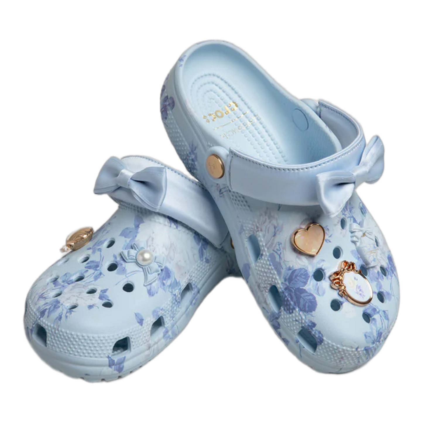 Crocs Classic Clog LoveShackFancy Mineral Blue Side 212839-4JQ
