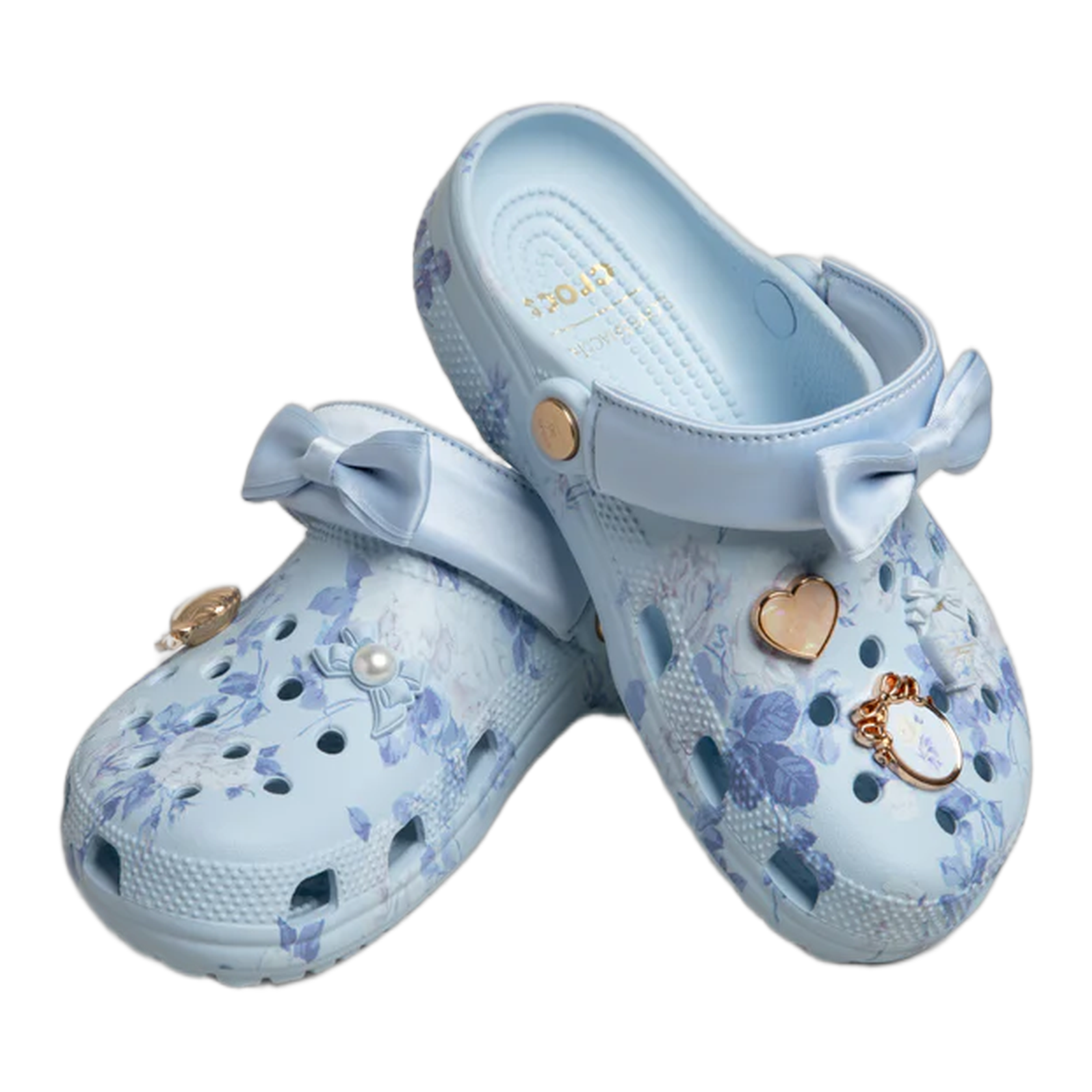 Crocs Classic Clog LoveShackFancy Mineral Blue Side 212839-4JQ