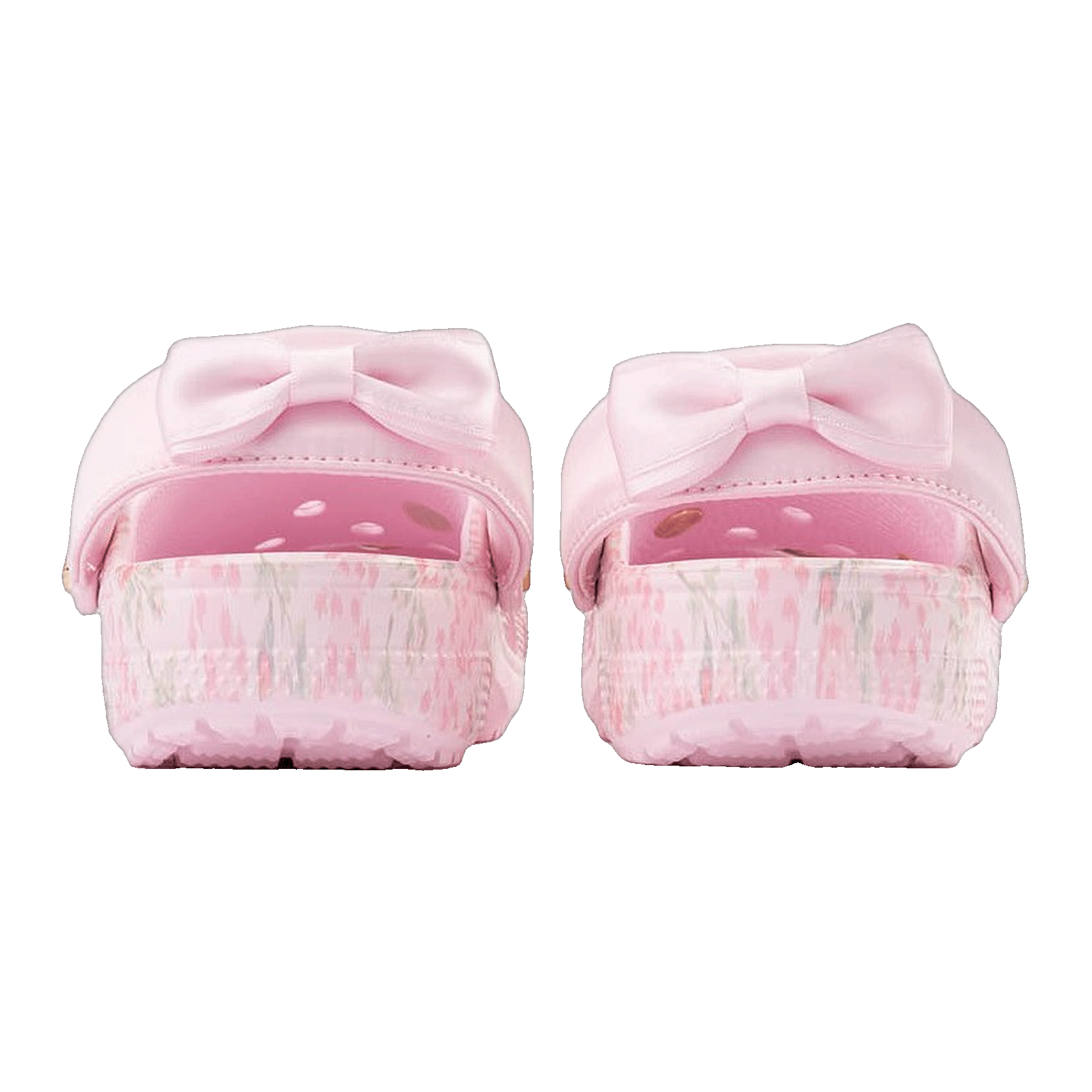 Crocs Classic Clog LoveShackFancy Pink Milk (Kids) Back 212786-6ZW