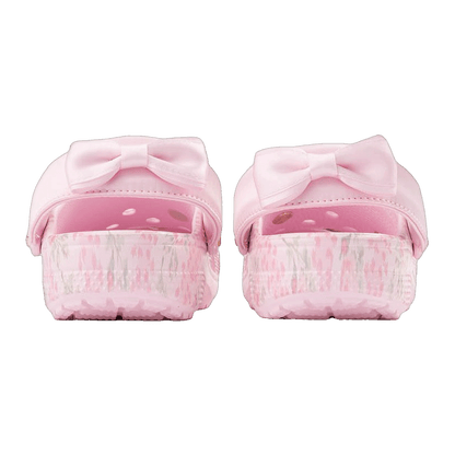 Crocs Classic Clog LoveShackFancy Pink Milk (Kids) Back 212786-6ZW