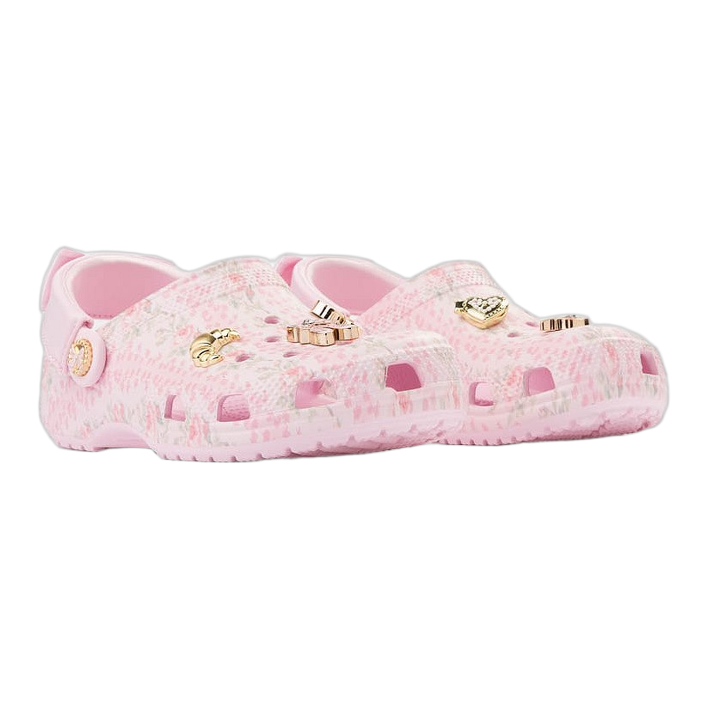 Crocs Classic Clog LoveShackFancy Pink Milk (Kids) Side 212786-6ZW
