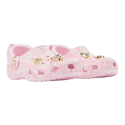 Crocs Classic Clog LoveShackFancy Pink Milk (Kids) Side 212786-6ZW