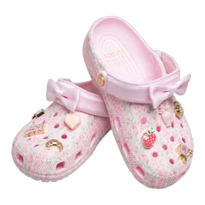 Crocs Classic Clog LoveShackFancy Pink Milk Side 212706-6ZW