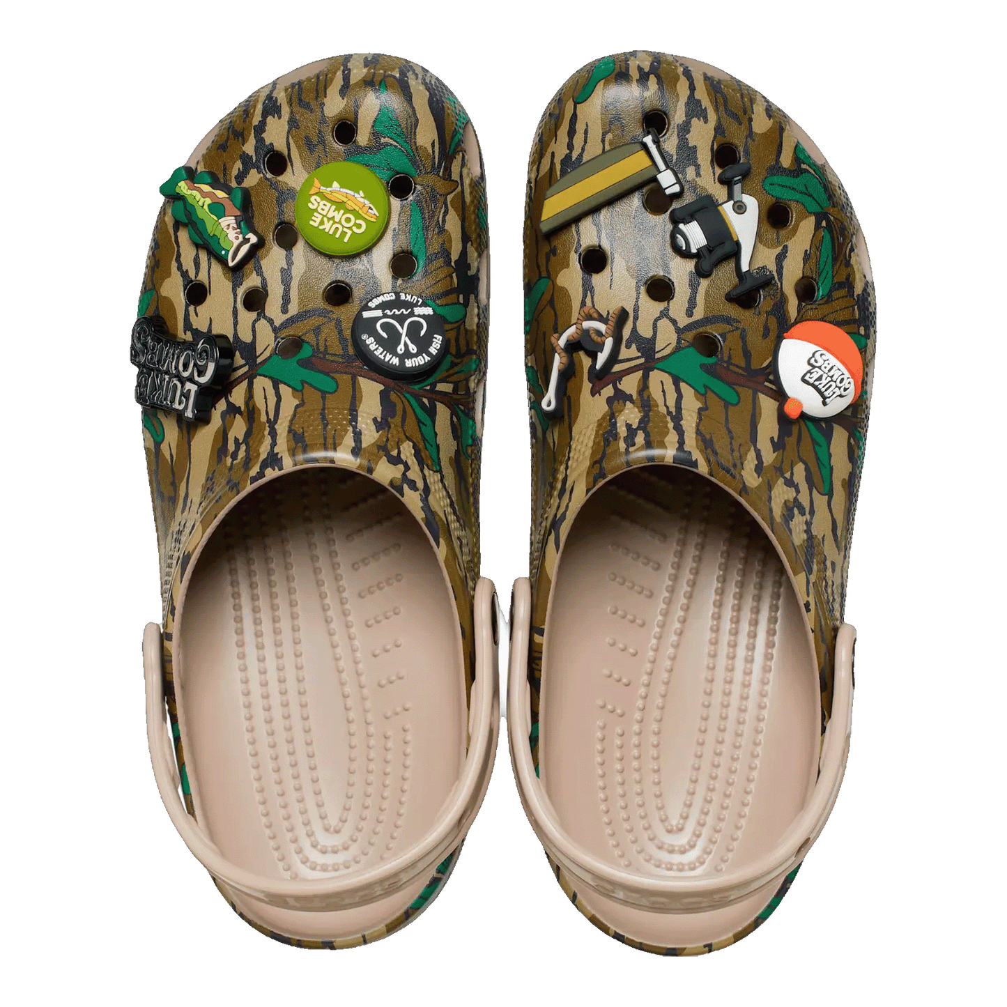 Crocs Classic Clog Luke Combs Mossy Oak Camo Oben