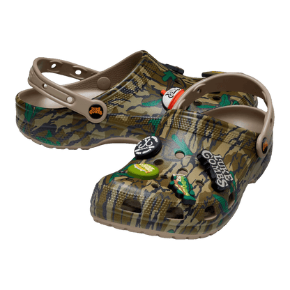 Crocs Classic Clog Luke Combs Mossy Oak Camo Side