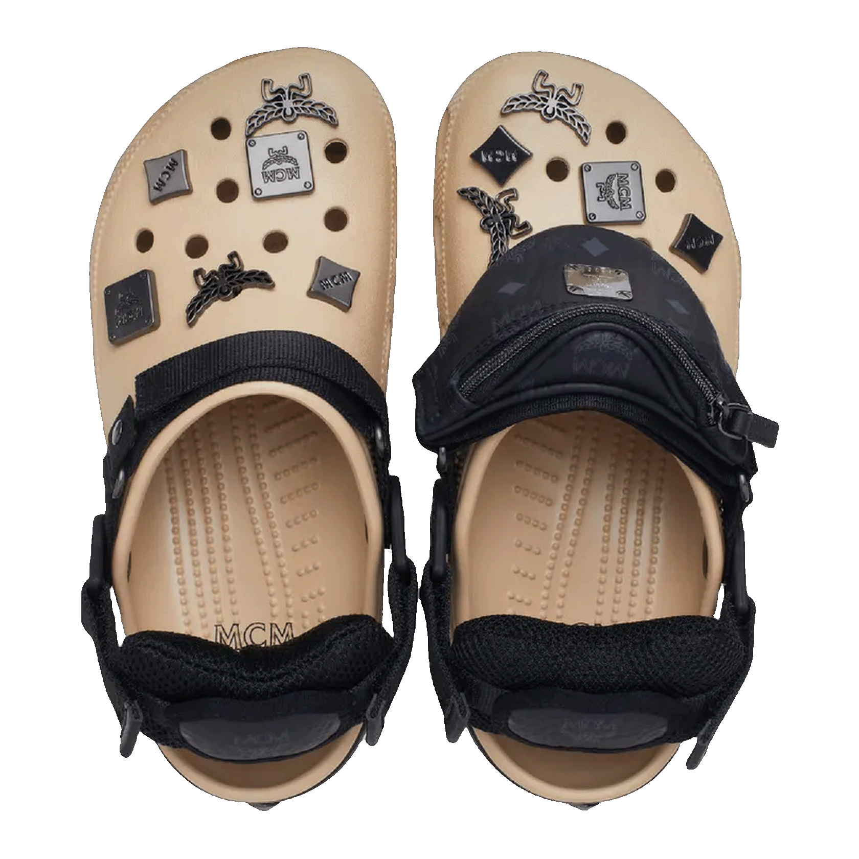 Crocs Classic Clog MCM Brown Black Oben