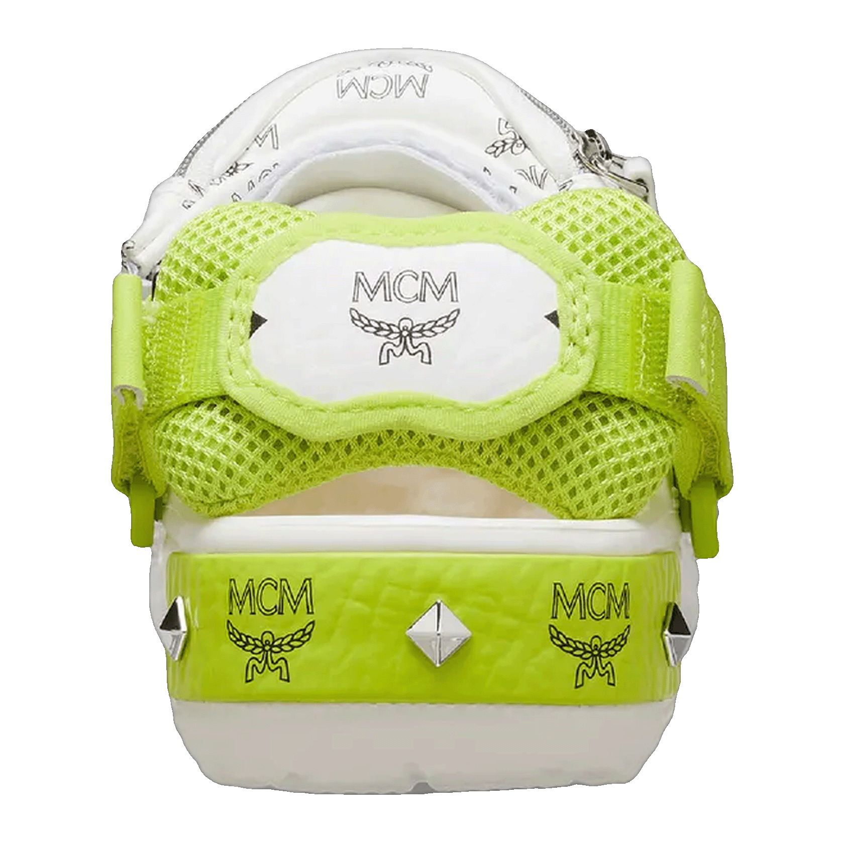 Crocs Classic Clog MCM White Green Back
