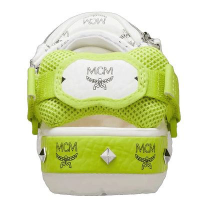 Crocs Classic Clog MCM White Green Back