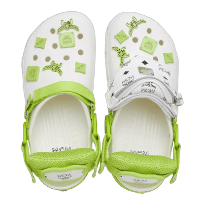 Crocs Classic Clog MCM White Green Oben