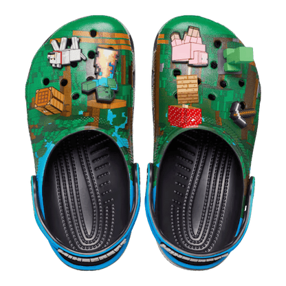 Crocs Classic Clog Minecraft Dark Forest (Kids) Oben
