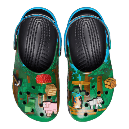 Crocs Classic Clog Minecraft Dark Forest Oben