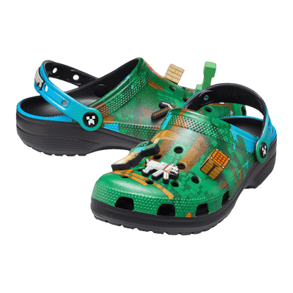 Crocs Classic Clog Minecraft Dark Forest Side