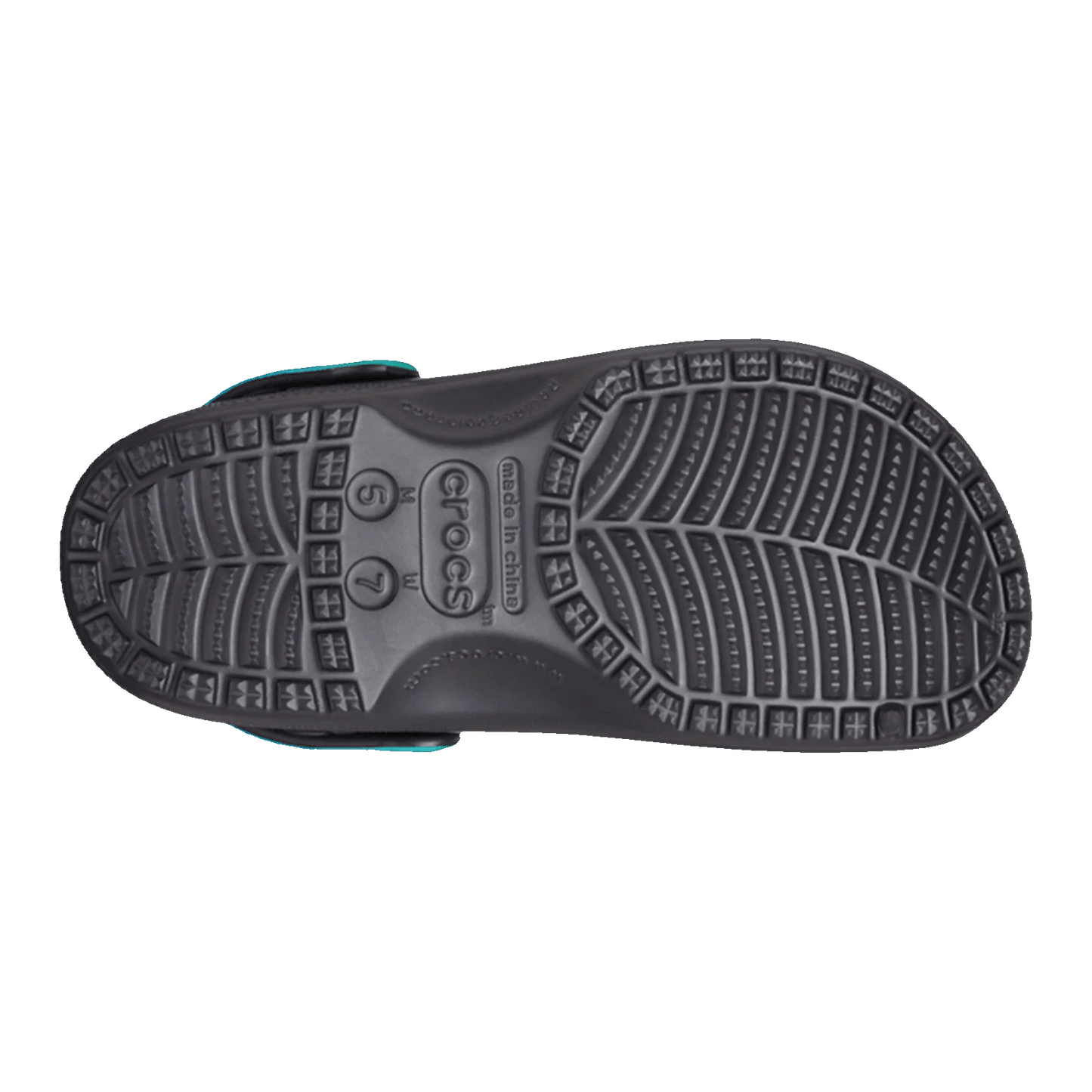 Crocs Classic Clog Minecraft Dark Forest Sohle