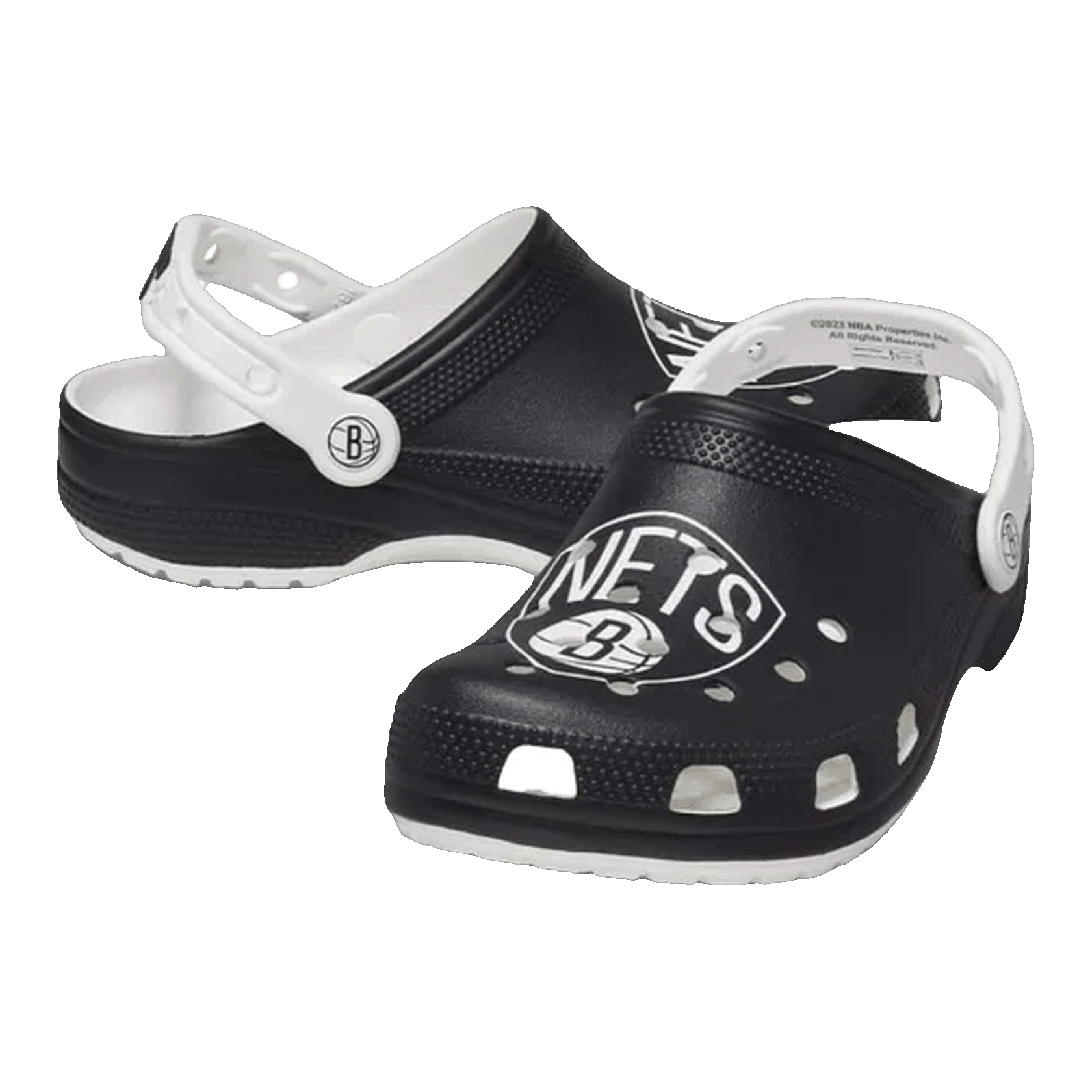 Crocs Classic Clog NBA Brooklyn Nets Side