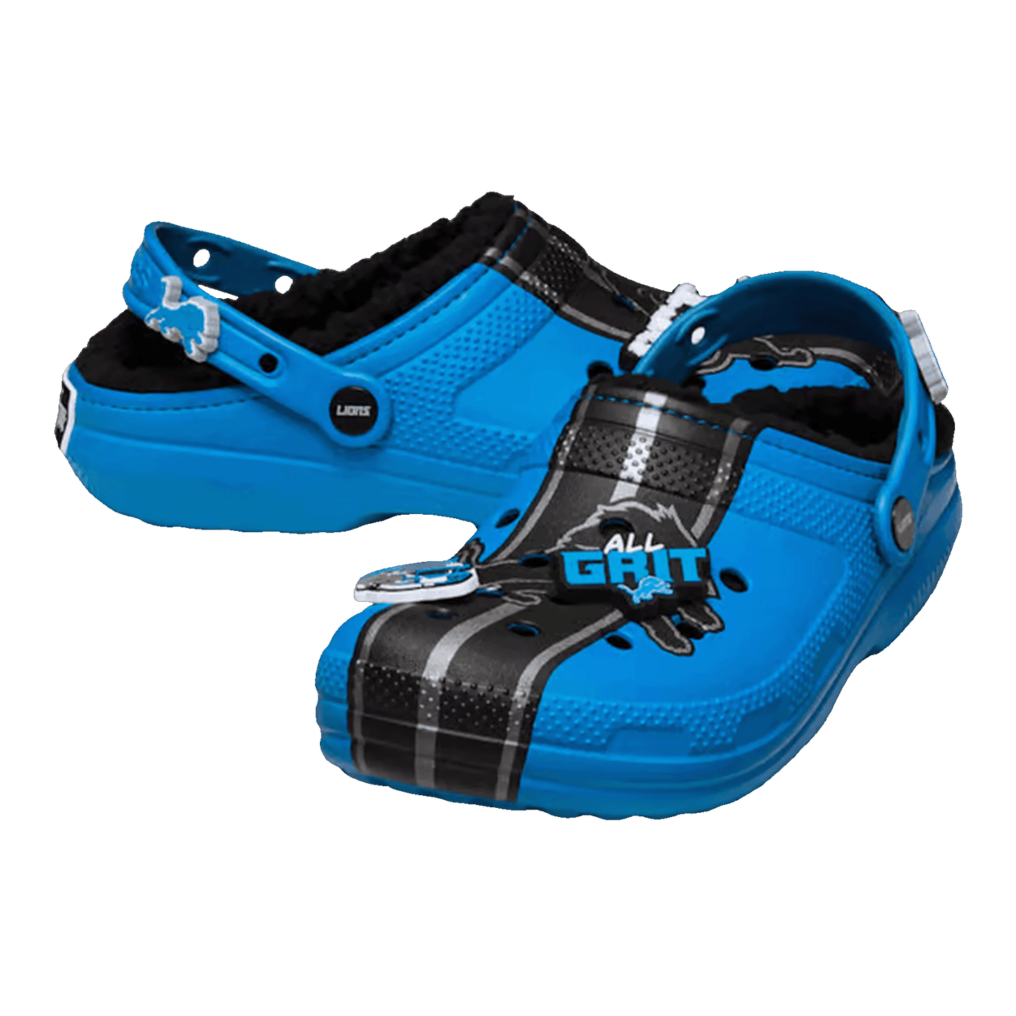 Crocs Classic Clog NFL Detroit Lions Side