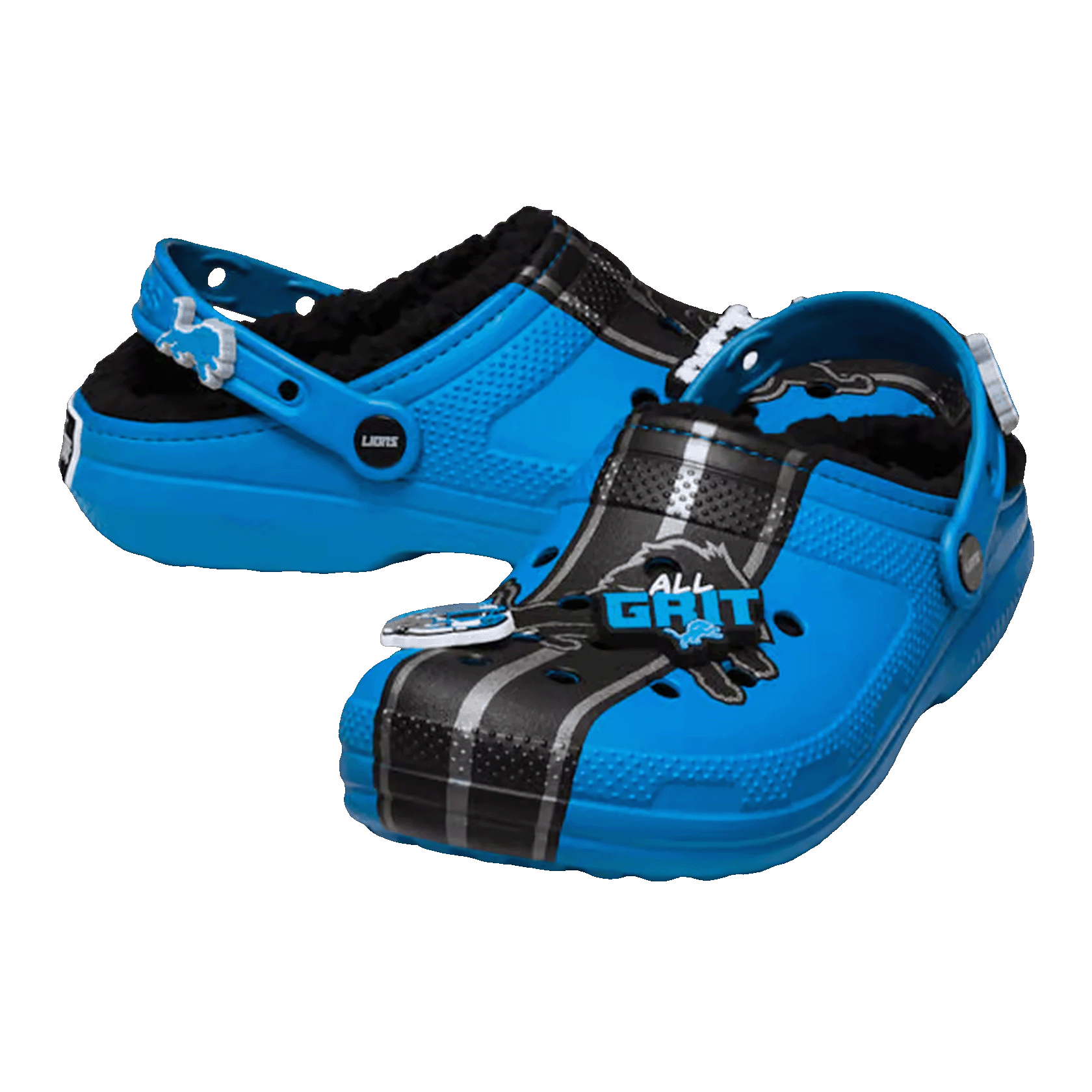 Crocs Classic Clog NFL Detroit Lions Side