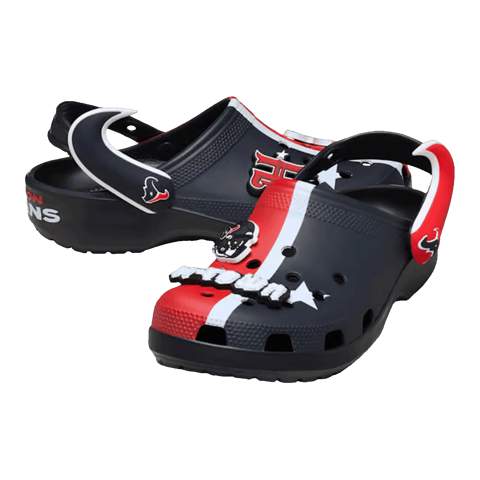 Crocs Classic Clog NFL Houston Texans Side