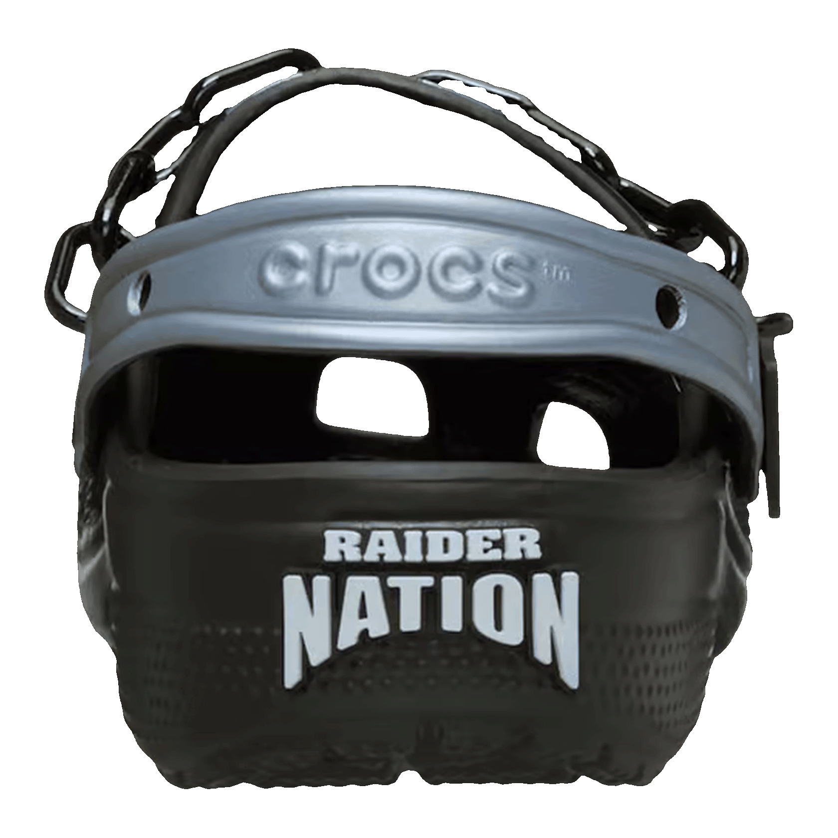 Crocs Classic Clog NFL Las Vegas Raiders Back