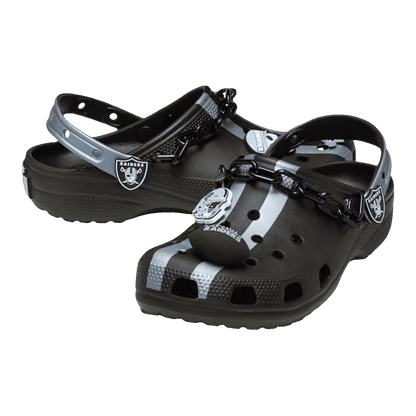 Crocs Classic Clog NFL Las Vegas Raiders Side