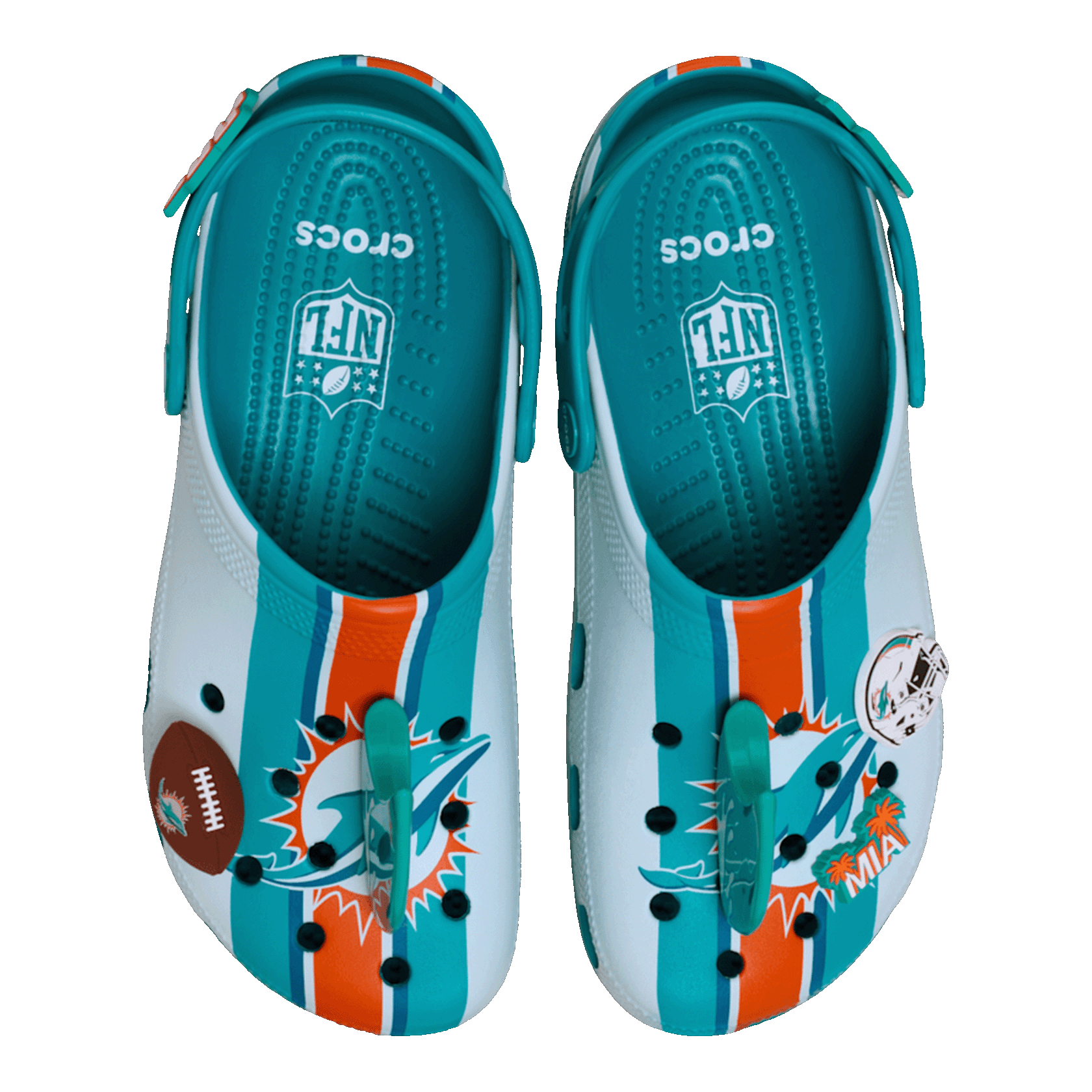 Crocs Classic Clog NFL Miami Dolphins Oben