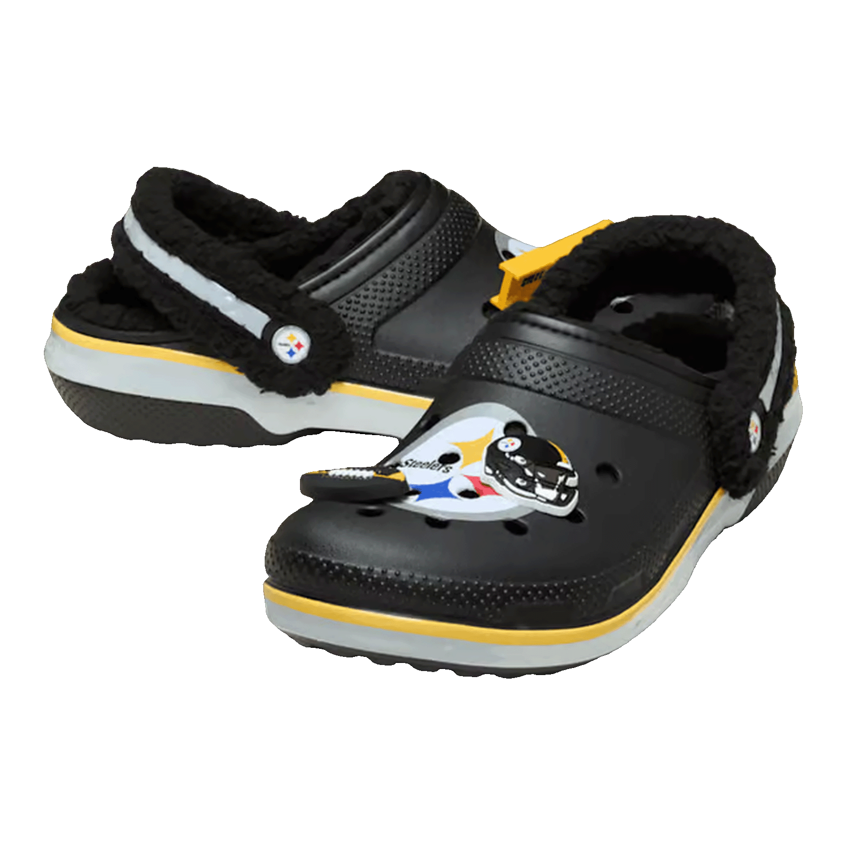 Crocs Classic Clog NFL Pittsburgh Steelers Side