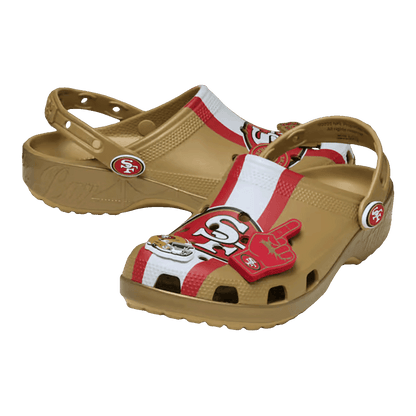 Crocs Classic Clog NFL San Francisco 49ers Side