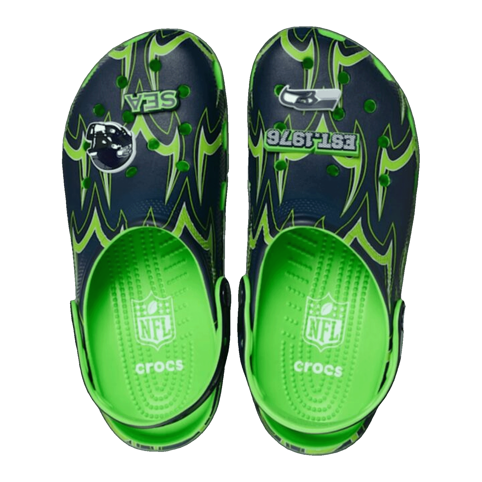 Crocs Classic Clog NFL Seattle Seahawks Oben 212738-90H