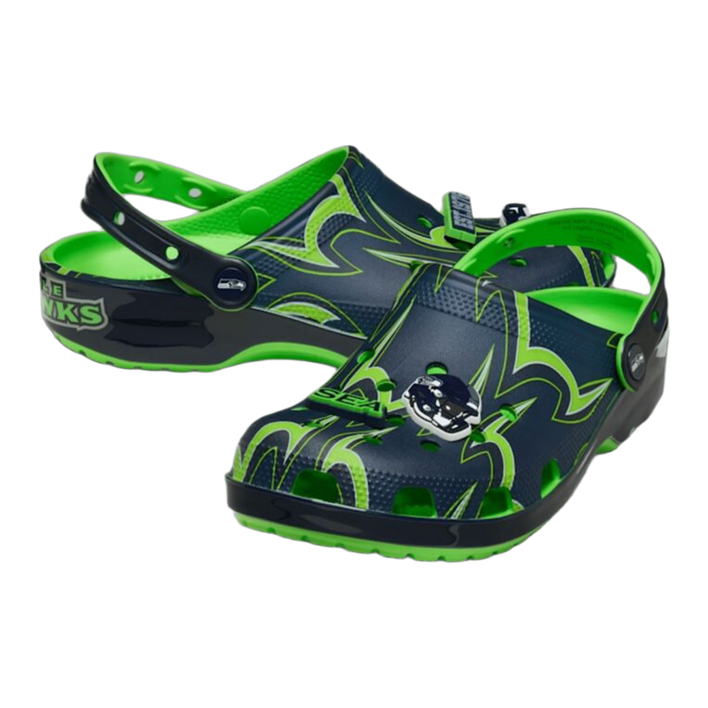 Crocs Classic Clog NFL Seattle Seahawks Side 212738-90H