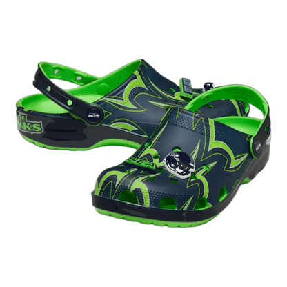 Crocs Classic Clog NFL Seattle Seahawks Side 212738-90H