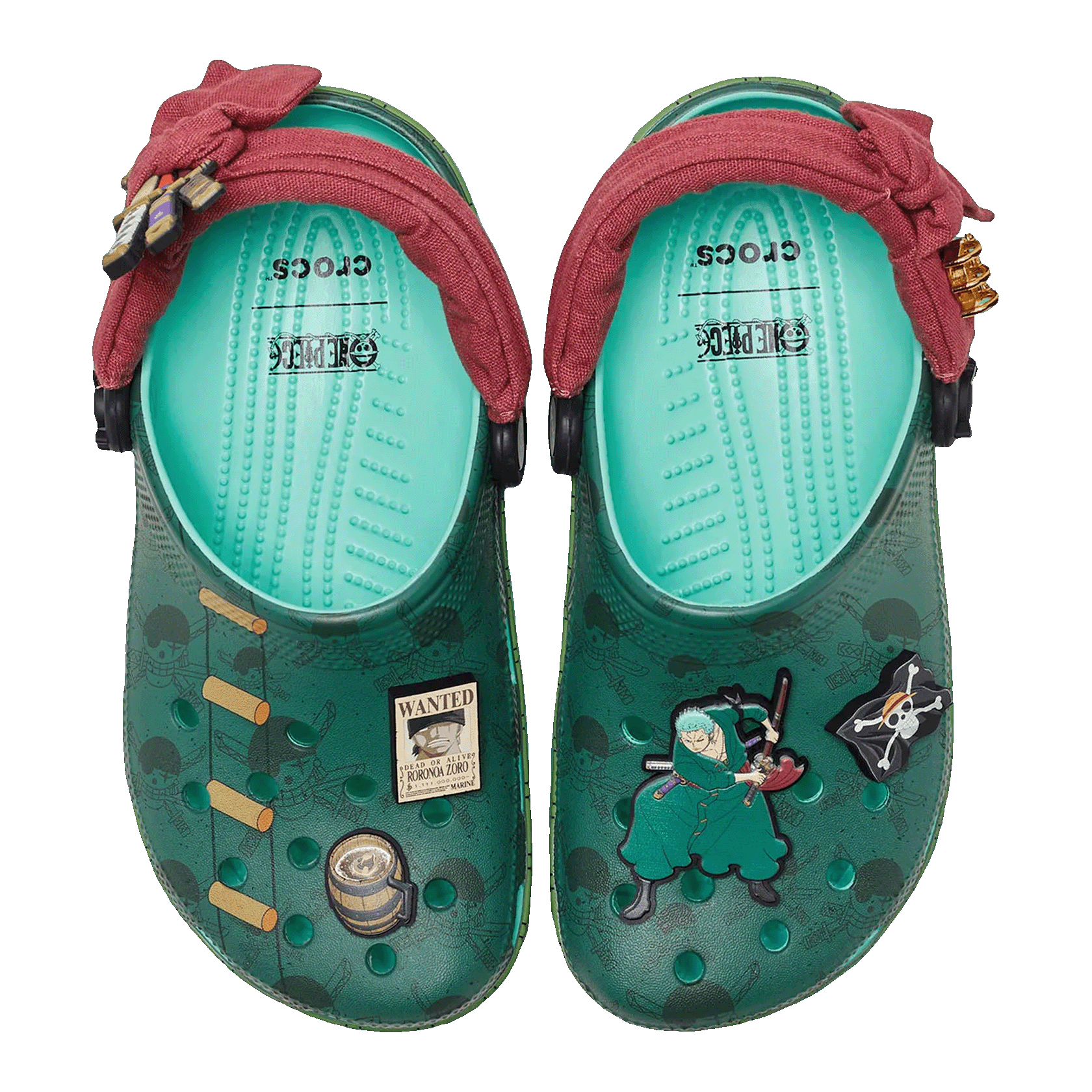 Crocs Classic Clog One Piece Roronoa Zoro Oben 212953-90H
