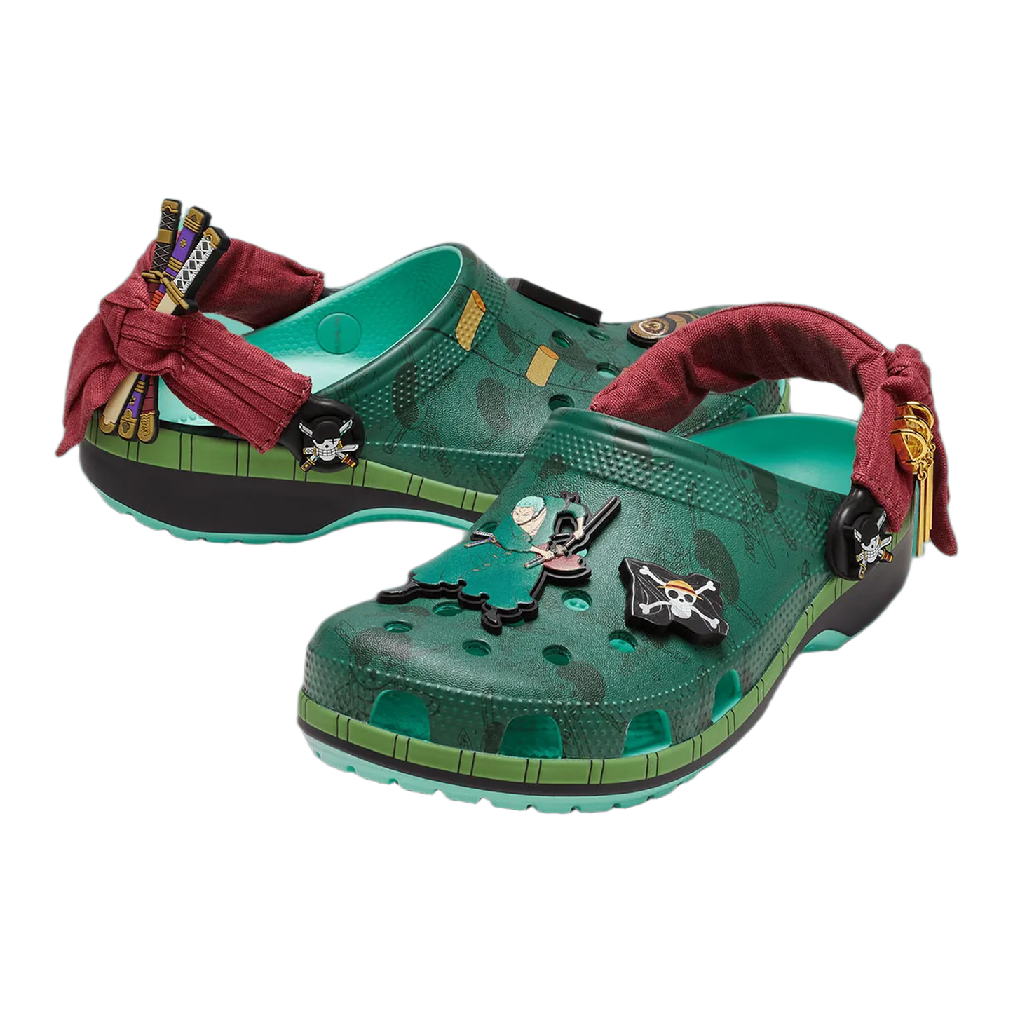Crocs Classic Clog One Piece Roronoa Zoro Side 212953-90H