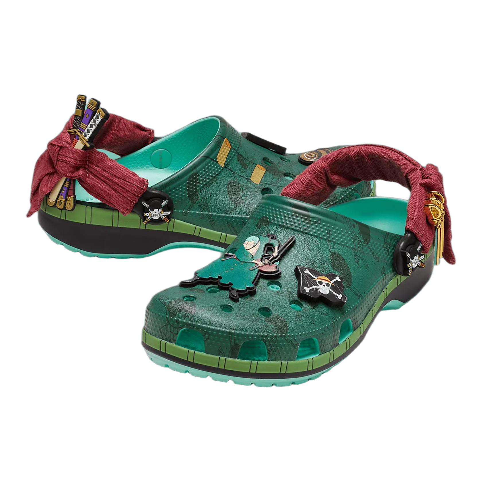 Crocs Classic Clog One Piece Roronoa Zoro Side 212953-90H