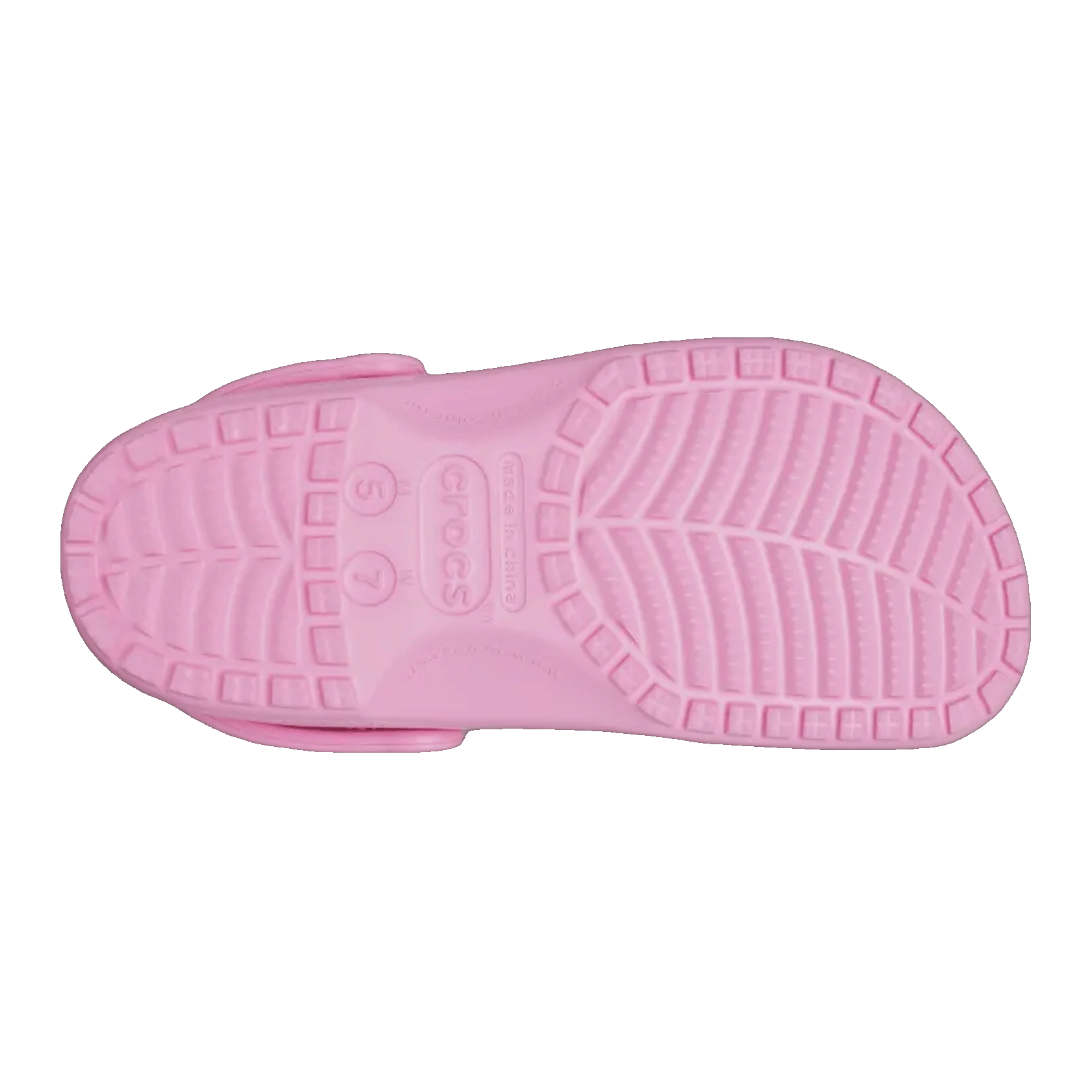 Crocs Classic Clog Pink Tweed Sohle