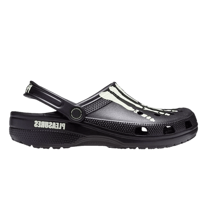 Crocs Classic Clog Pleasures Skeleton Black Glow