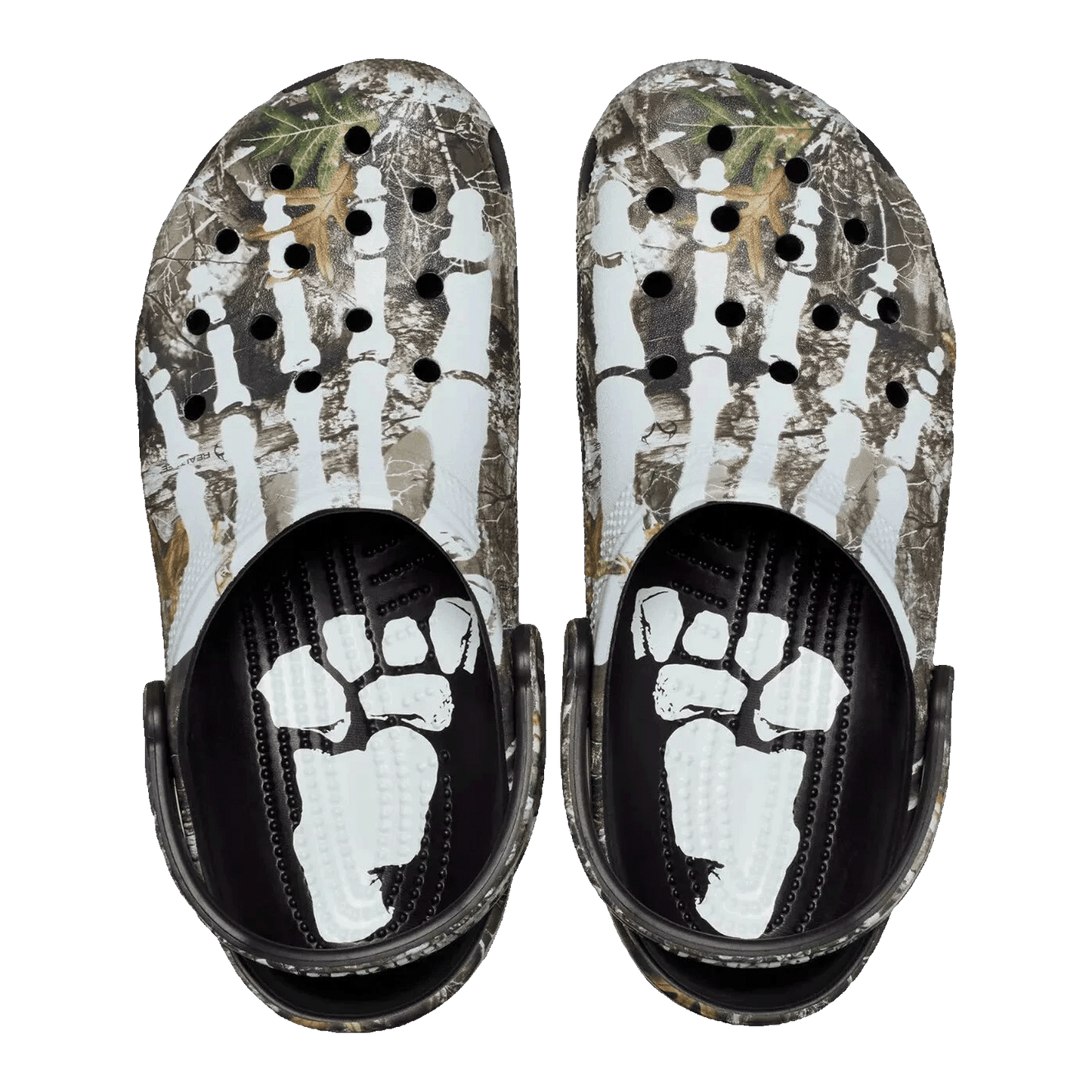 Crocs Classic Clog Pleasures Skeleton Realtree Edge Camo Oben