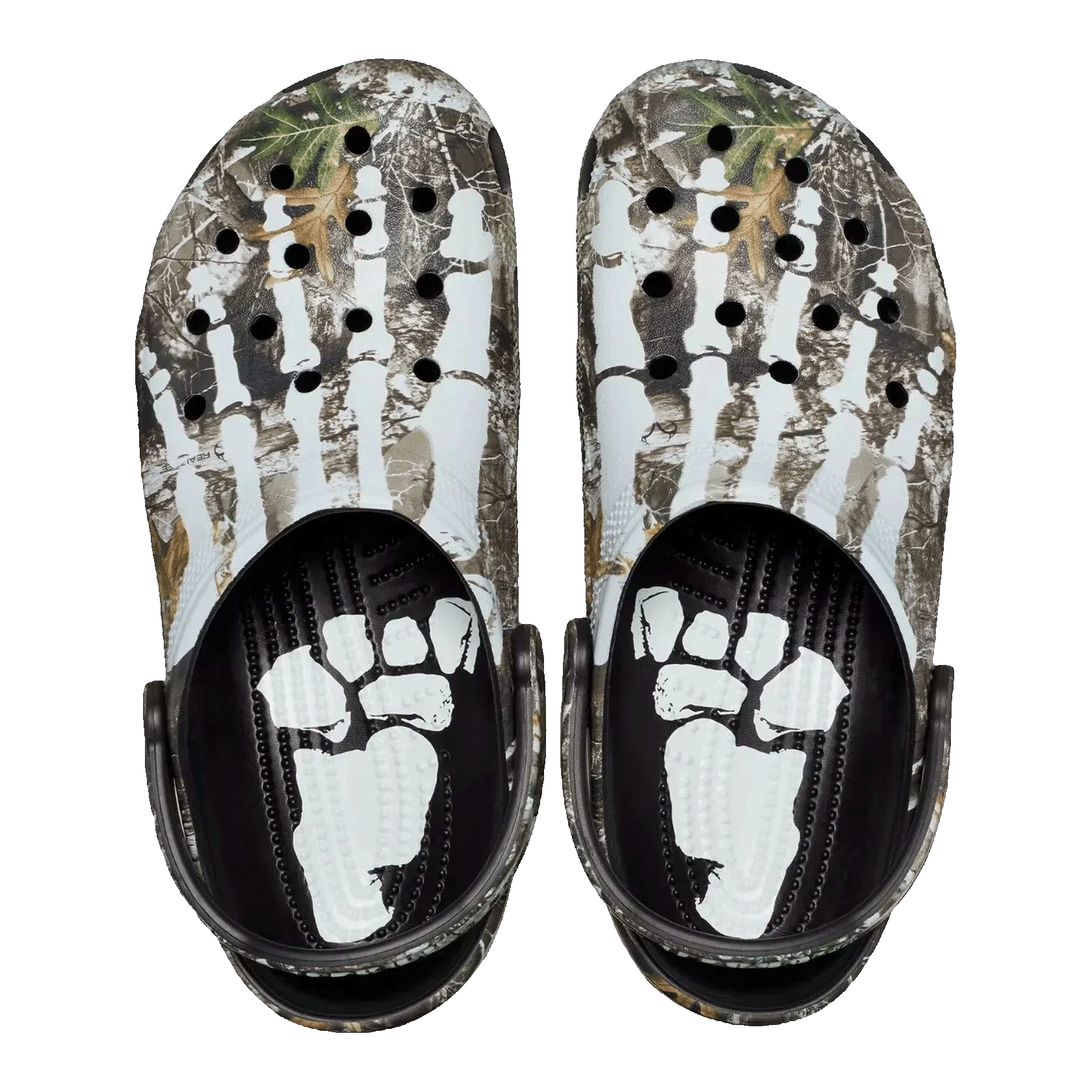 Crocs Classic Clog Pleasures Skeleton Realtree Edge Camo Oben