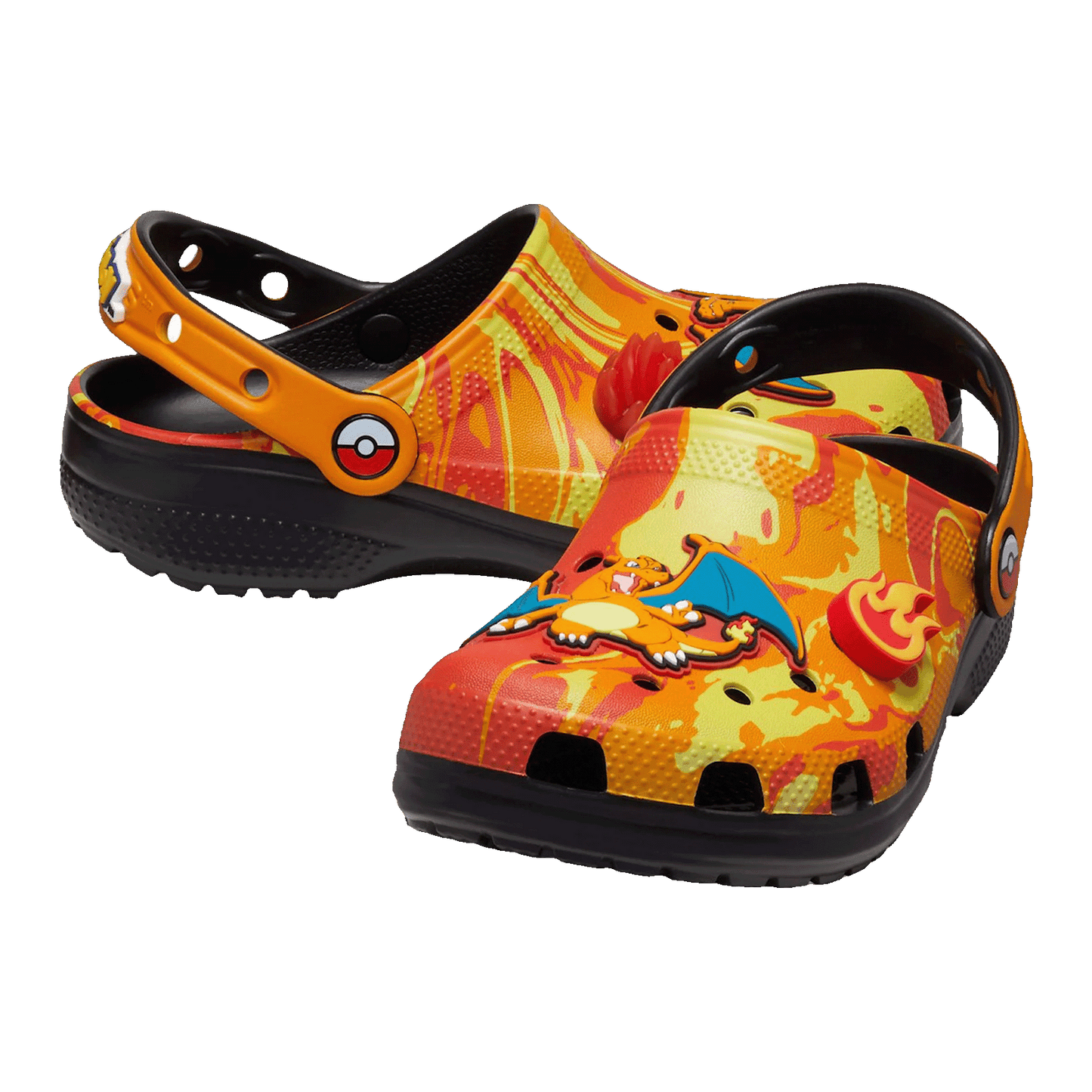 Crocs Classic Clog Pokémon Charizard Side