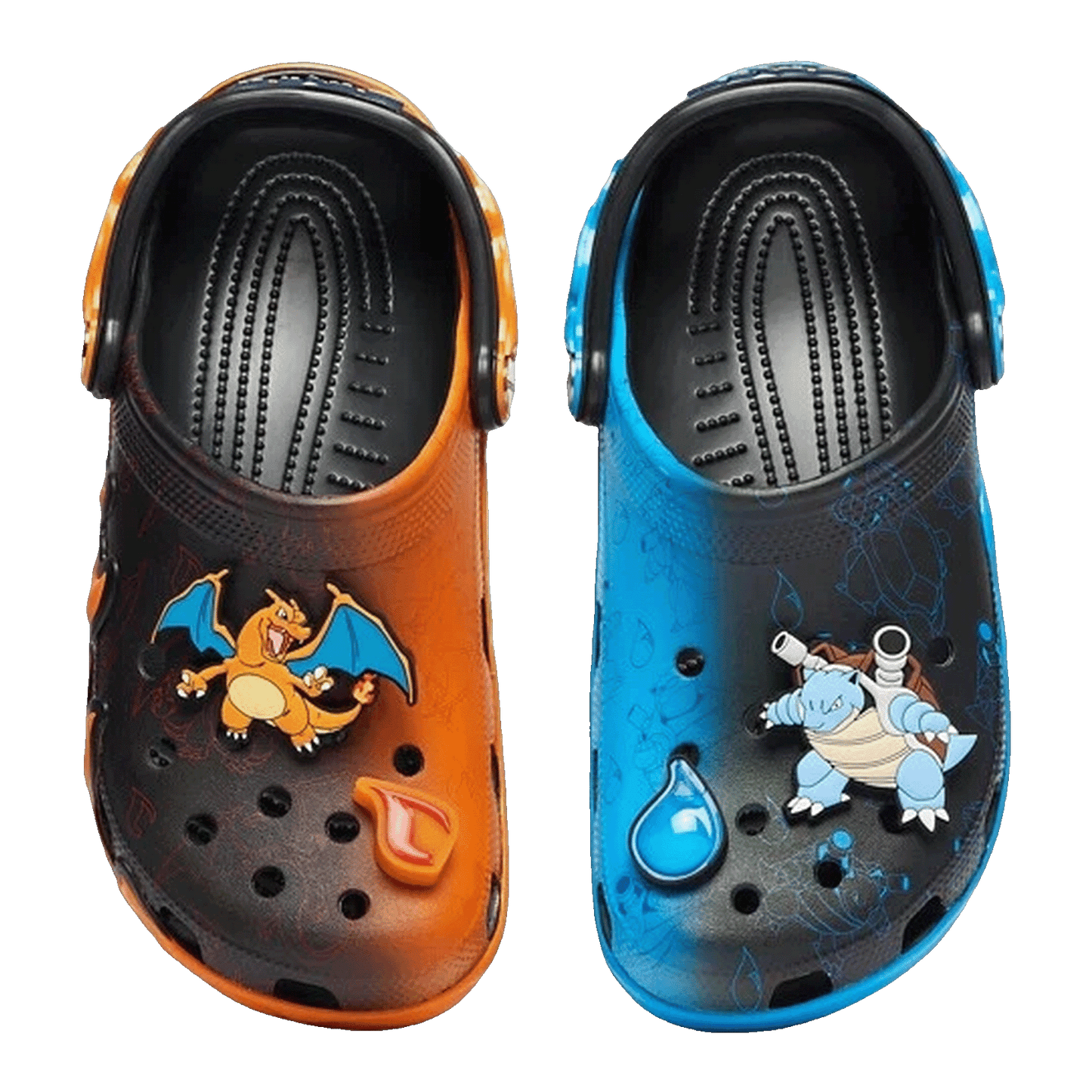 Crocs Classic Clog Pokémon Charizard vs. Blastoise Oben