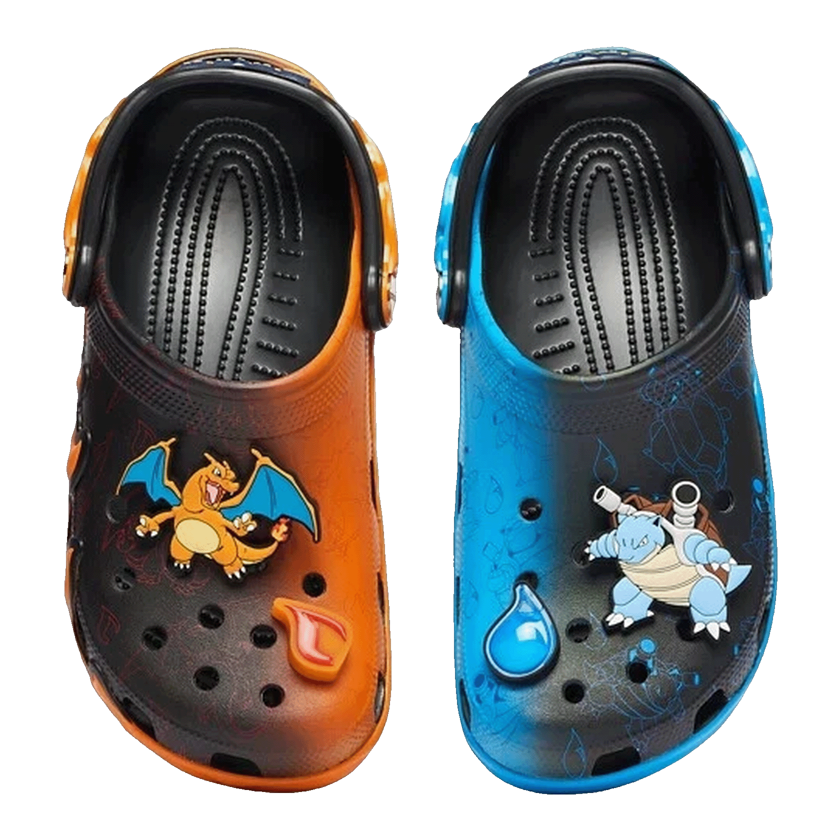 Crocs Classic Clog Pokémon Charizard vs. Blastoise Oben