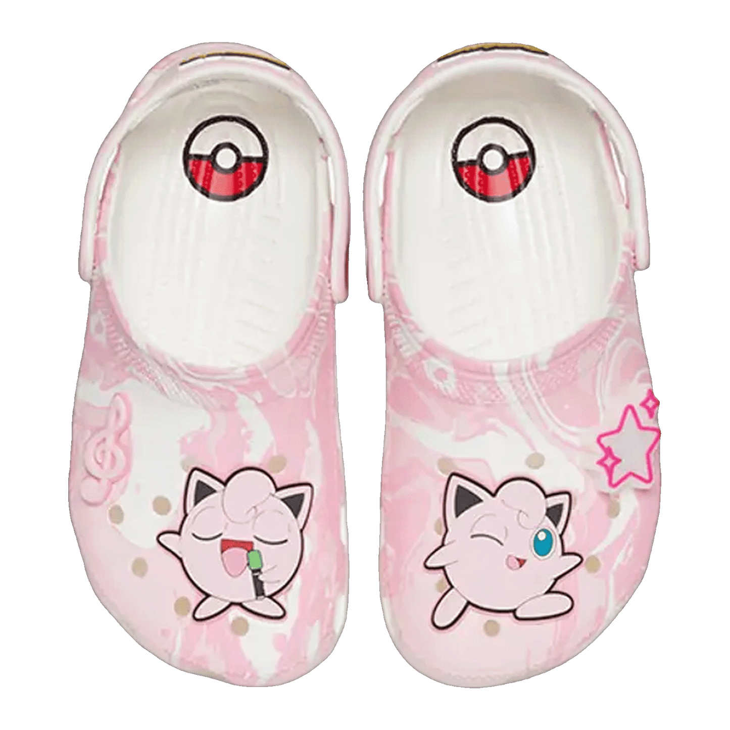 Crocs Classic Clog Pokémon Jigglypuff Oben