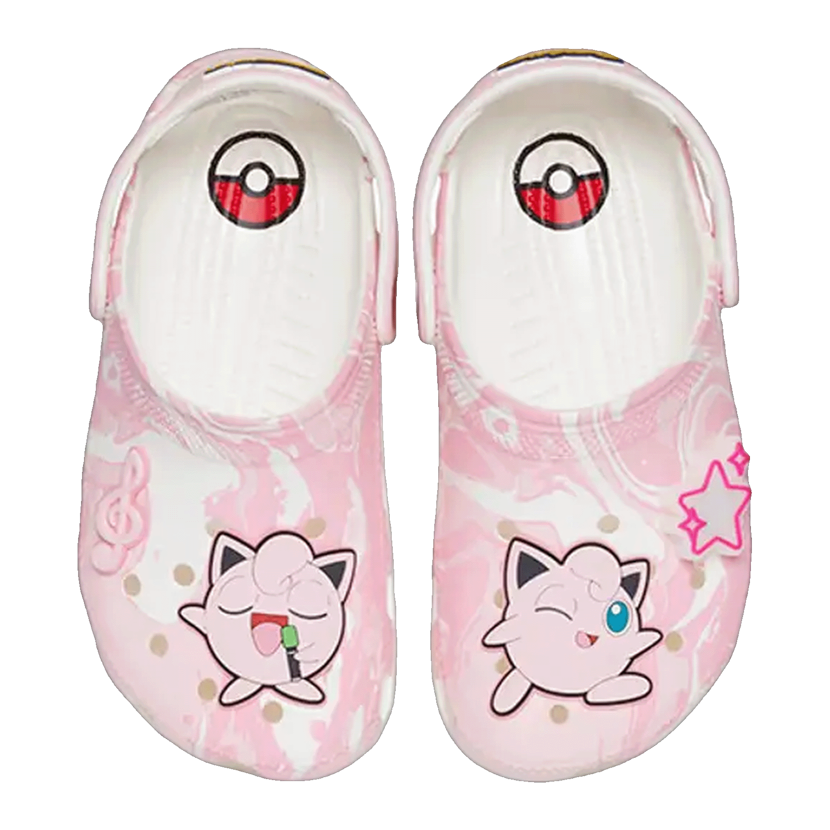 Crocs Classic Clog Pokémon Jigglypuff Oben