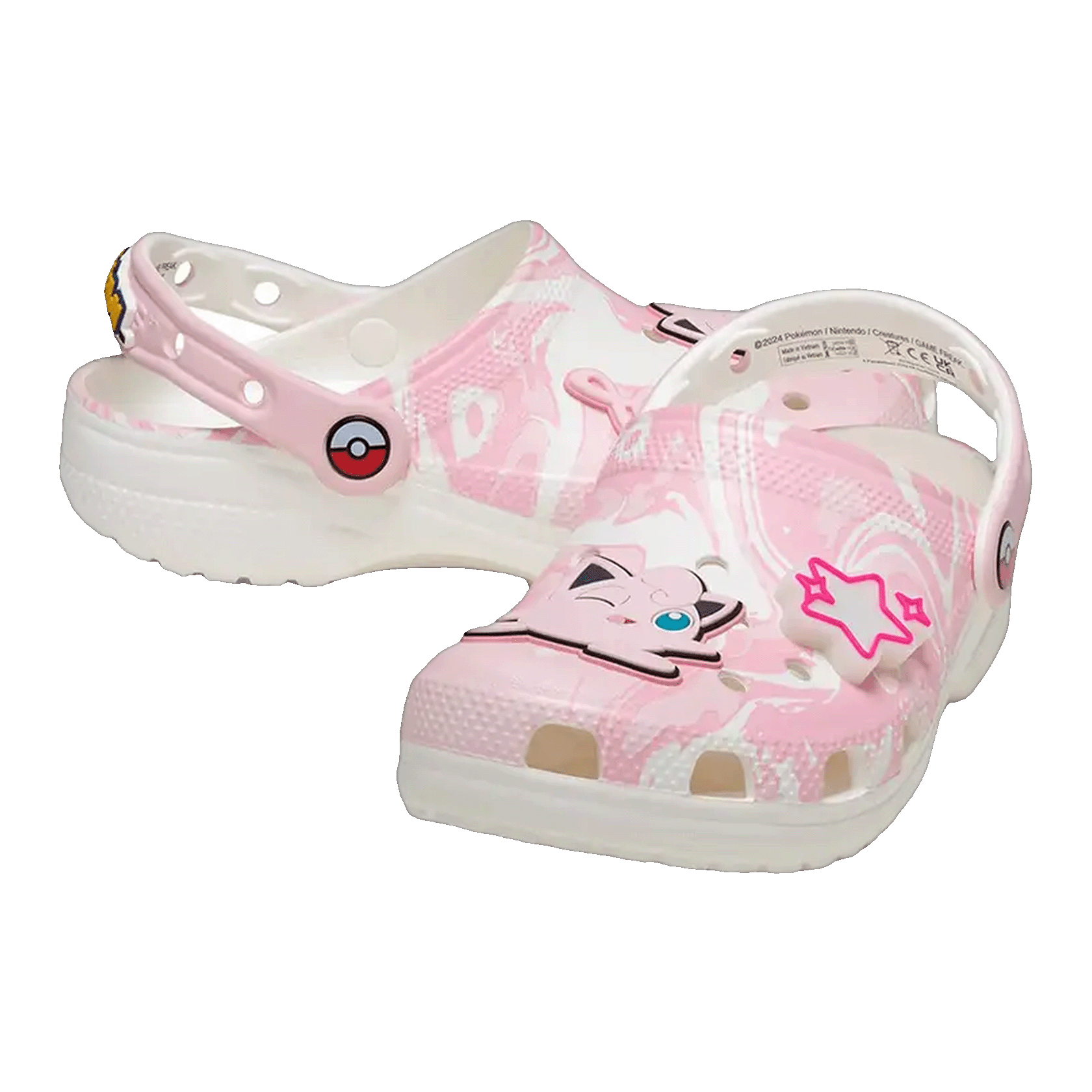 Crocs Classic Clog Pokémon Jigglypuff Side