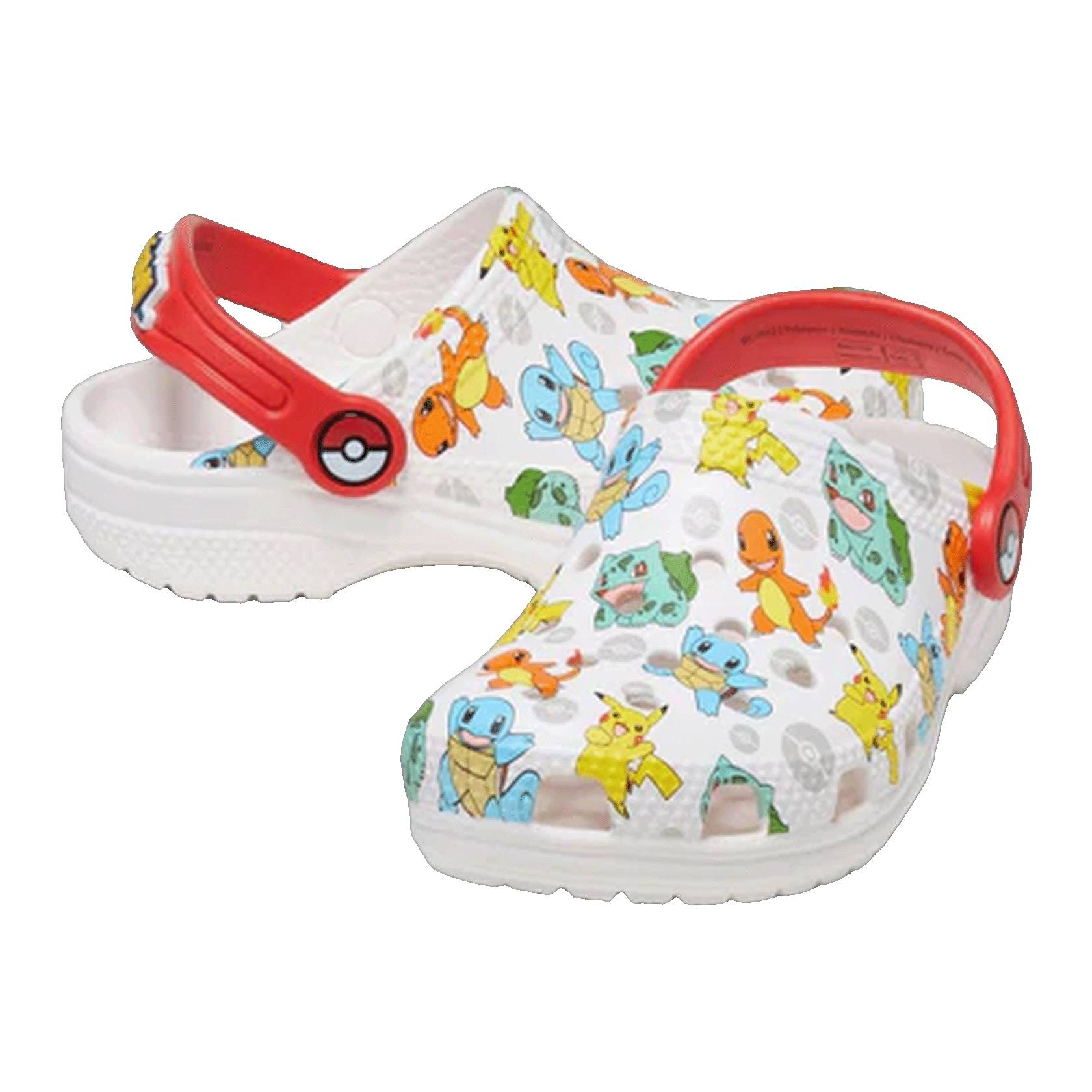 Crocs Classic Clog Pokemon White (Kids) Side