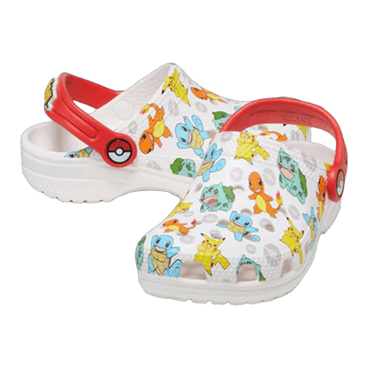Crocs Classic Clog Pokemon White (Kids) Side