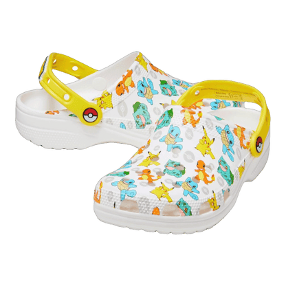 Crocs Classic Clog Pokémon White Side