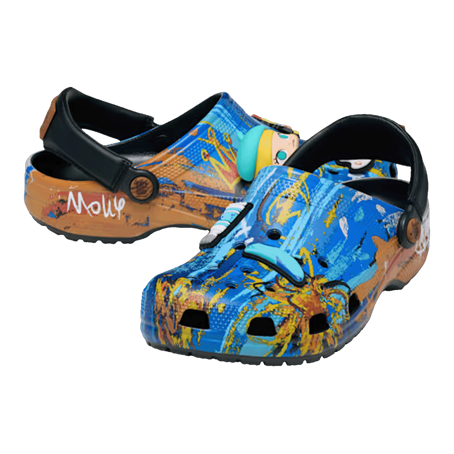 Crocs Classic Clog Pop Mart Mega Space Molly Side 212962-90H